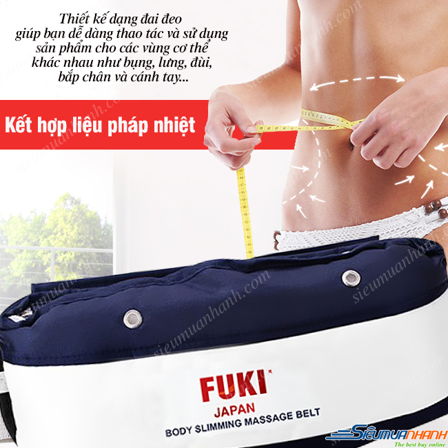 Máy massage bụng FUKI FK90 dòng cao cấp (xanh đen)