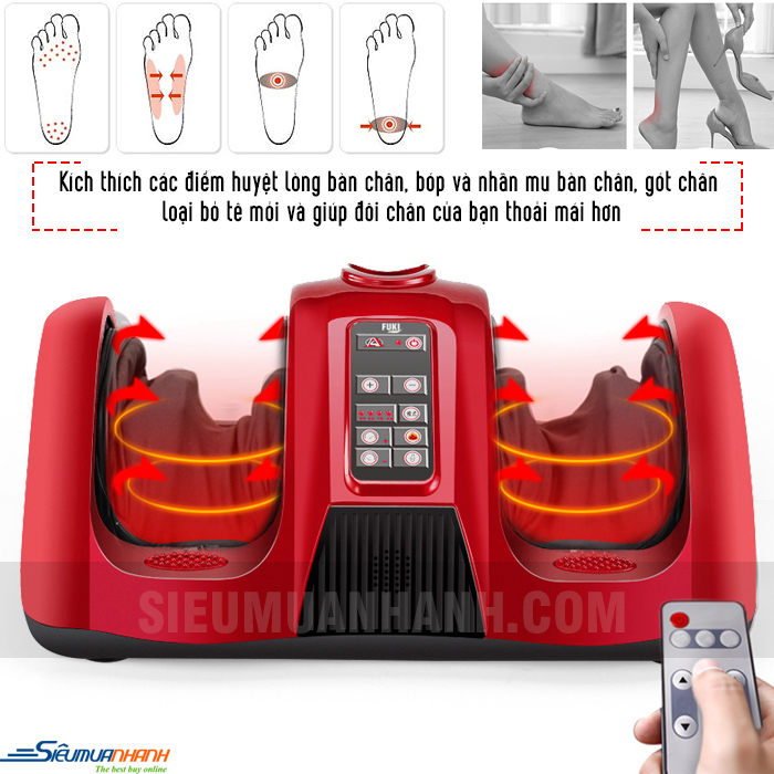 Máy massage chân hồng ngoại Fuki FK-6891
